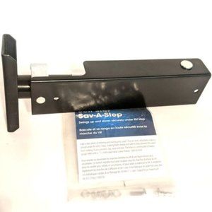 Camco RV Self Store Step. Folding Stabilizer Stairs Support Trailer Camper Brace